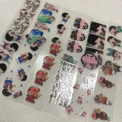 クレヨンしんちゃん キャラクター ペンラ シール 12枚セット