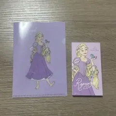 [ディズニー] 塔の上のラプンツェル　キャンドゥ　メモ帳　クリアファイル　セット
