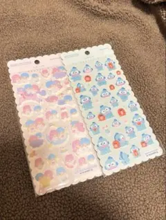 正規品ふわふわサンリオキャラクターズシール2セット