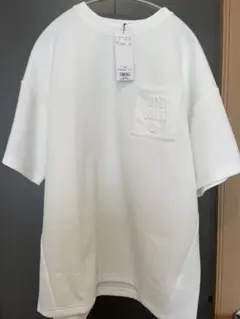 値下げ★マリークワントエンボスロゴポケットビッグプルオーバーTシャツ