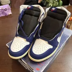 Nike エアジョーダン1 RETRO HIGH OG ネイビー/ホワイト