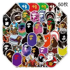 エイプ bape 50枚　ステッカーシール　A BATHING APE