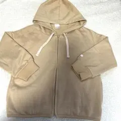 【テータテート/teteatete】キッズ　トップス　パーカー　ベージュ　100