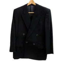 美品　ロロピアーナ × Hirokawa 別注　ダブルジャケット　メンズ M　黒