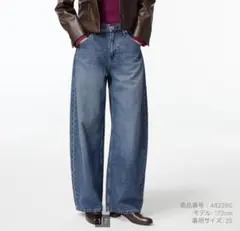 UNIQLO バギーカーブジーンズ 24㌅(61cm) 67 BLUE