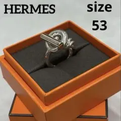 HERMES カシオペアリング 49号 シルバー925 - メルカリ