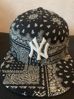 New Era ニューヨークヤンキース ペイズリー柄 キャップ