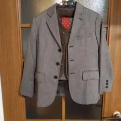COMME CA DU MODE　ブラウン スーツセット 130cm