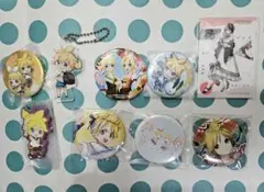 Daiba de DIVA X 鏡音レン リン 缶バッジ　パパパ・パーティー 他