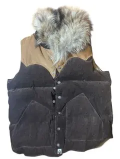 アベイシングエイプ　コーデュロイダウンベスト