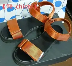 《Tē chichi》厚底⭐マジックテープで調整(可) 超軽量ストラップサンダルのサムネイル