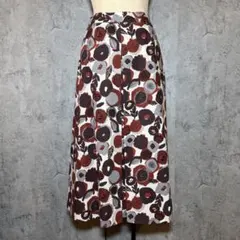 Parkes フロントタックフレアスカート
