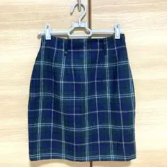 traditional 140 スカート　チェック　テイジン　ワオ