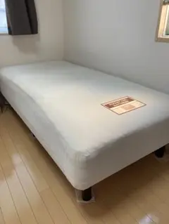 シングル 脚付きマットレス ホワイト