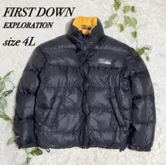 超美品　ファーストダウン　ダウンジャケット　リバーシブル　肉厚　ヴィンテージ