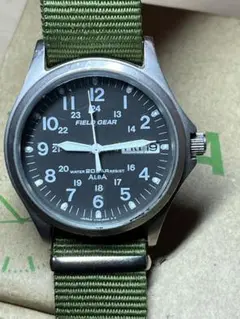 SEIKO ALBA FIELD GEAR 20BAR ミリタリー　グレー　稼働のサムネイル
