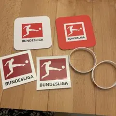 ドイツ Bundesliga ステッカー リストバンド コースター 2個セット