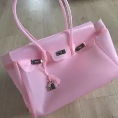 ゼリーバッグ jellybag ゼリーバーキン jelly birkin ピンク - メルカリ