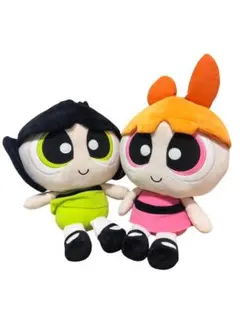 パワーパフガールズ ぬいぐるみ バターカップ ブロッサム 2体セット タグ付