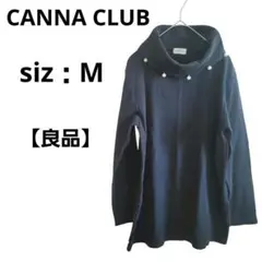 【美品】CANNA CLUB 長袖 トップス タートルネック M ブラック