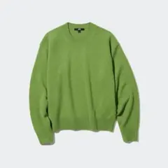 プレミアムラムクルーネックセーター xl