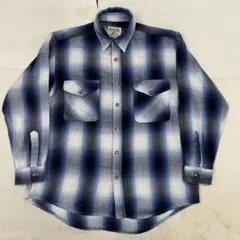 90s carving オンブレチェック シャツ 好配色 カートコバーン