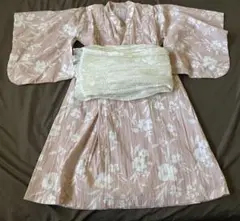 リセマイン 浴衣 ピンク 120 ナルミヤインターナショナル