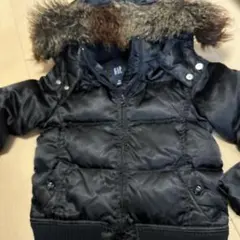 GAP Kids ダウンフェザーコート 130サイズ 黒