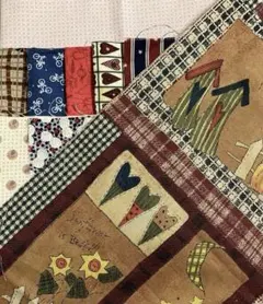 USAコットン　パッチワーク　はぎれ　カントリー　生地　アメリカン