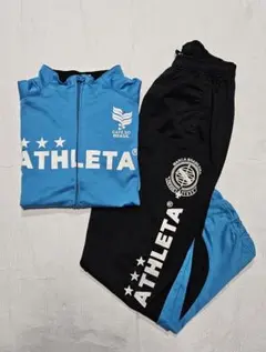 ATHLETA アスレタ ピステ上下セット ネイビー×グレー Mサイズ - メルカリ