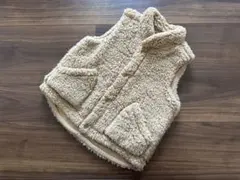 UNIQLO ユニクロ ベスト ベージュ ベビー キッズ 100cm