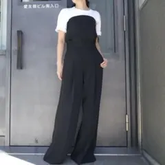 HYKE サロペット 1 (S) ブラック HYKE（ハイク） オールインワン 1 ブラック レディース : ZOZOTOWN