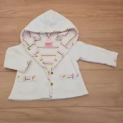 kate spade ベビー アウター ホワイト リバーシブル