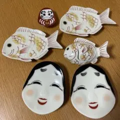 新品未使用‼️有田焼　幸楽窯 小皿 珍味入れ 豆皿 まめ皿 銘々皿 6点セット