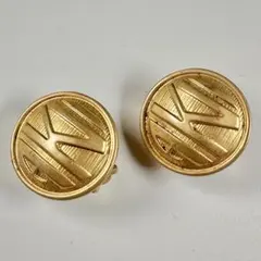 【レア】ANNE KLEIN アンクライン イヤリング AKロゴ ゴールドのサムネイル