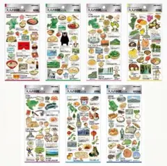 【正規品】新作！大人の図鑑シール・九州・コンプリート7種類セット・くまモン