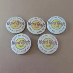 マーシー　ハードロックカフェの缶バッジ マーシー ハードロックカフェの缶バッジ Hard Rock CAFE - 中古