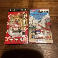 新品未開封】ご当地キティ 根付け 駿河湾沼津SA限定 富士山ゴールド