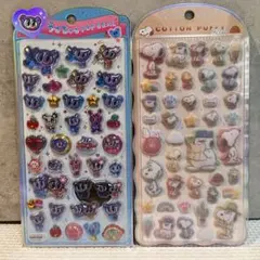 うるちゅるPOP　エンジェルブルー　コットンパフィシール スヌーピー