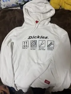 にゃんちむ様専用Dickies ホワイト パーカー Mサイズ