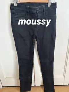 moussy マウジー　黒スキニーパンツ