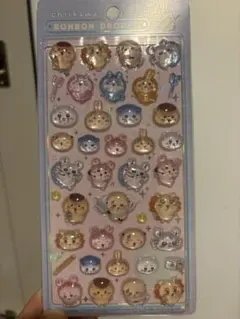 ちいかわ ボンボンドロップシール みんなポーズ　みんなニコニコ