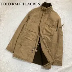 美品 ポロラルフローレン カバーオール ミリタリージャケット 中綿入り 裏起毛