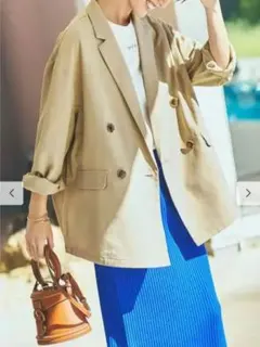 IEDIT[イディット]吸汗速乾・接触冷感・UVカットで大人の味方ジャケットのサムネイル