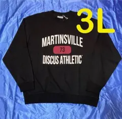 DISCUS ATHLETIC 裏毛トレーナー メンズ大きいサイズ3L