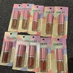 リップグロス・アイシャドウ・チーク10点セット