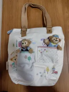 ダッフィー&フレンズ　トートバッグ(ぬいバ付)