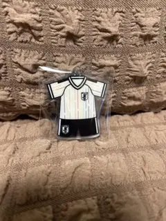 サッカー日本代表 ユニフォーム型 アクリルキーホルダー　ビスケットのサムネイル
