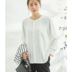 ロペピクニック☆フロントピンタックブラウス