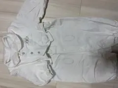 ホワイト セレモニースーツと帽子セット